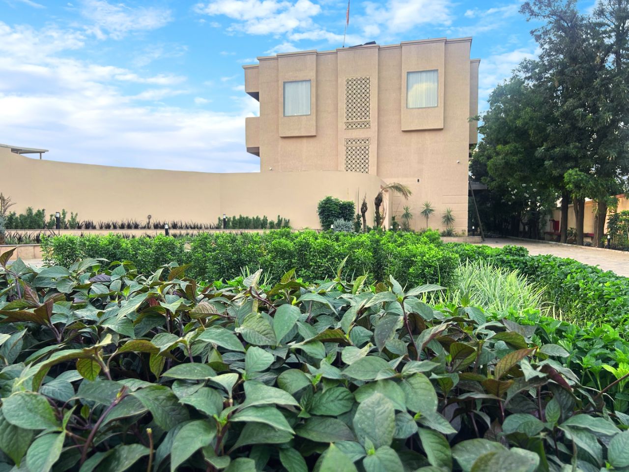 Exterior view of Vankamal resort building, Kalwar Road Jaipur